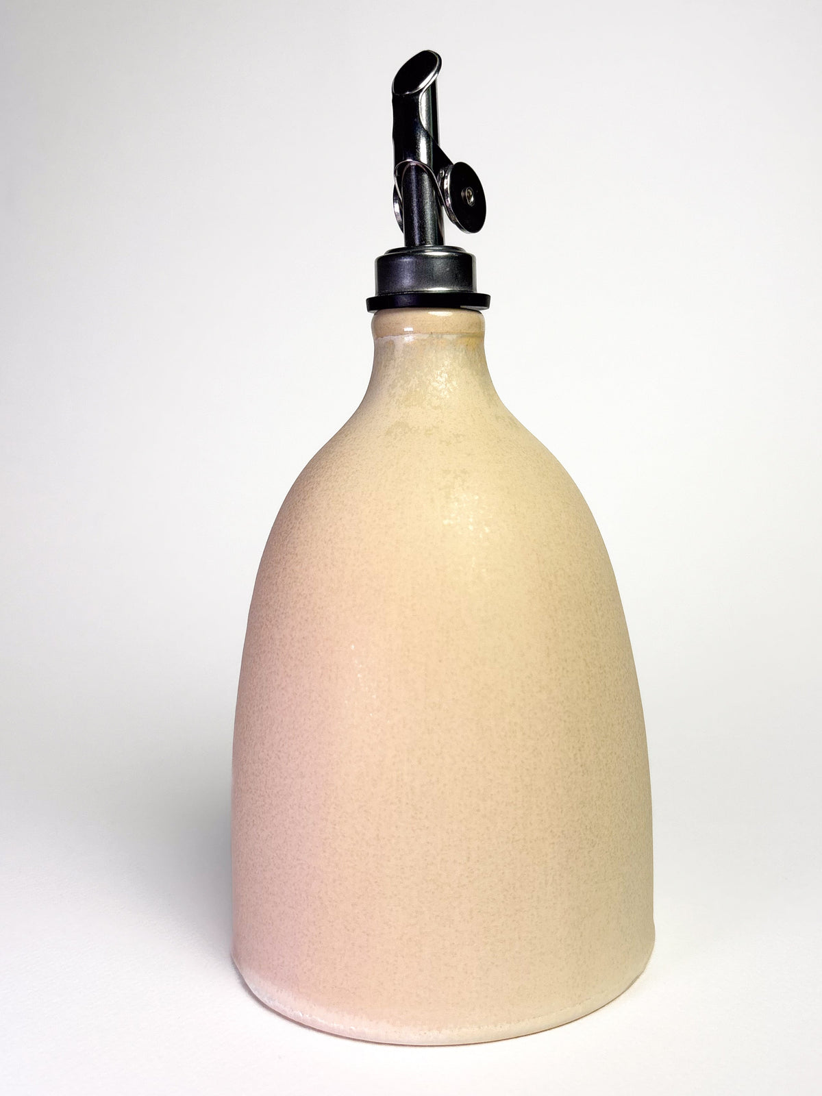 Bouteille huile spirale bleue