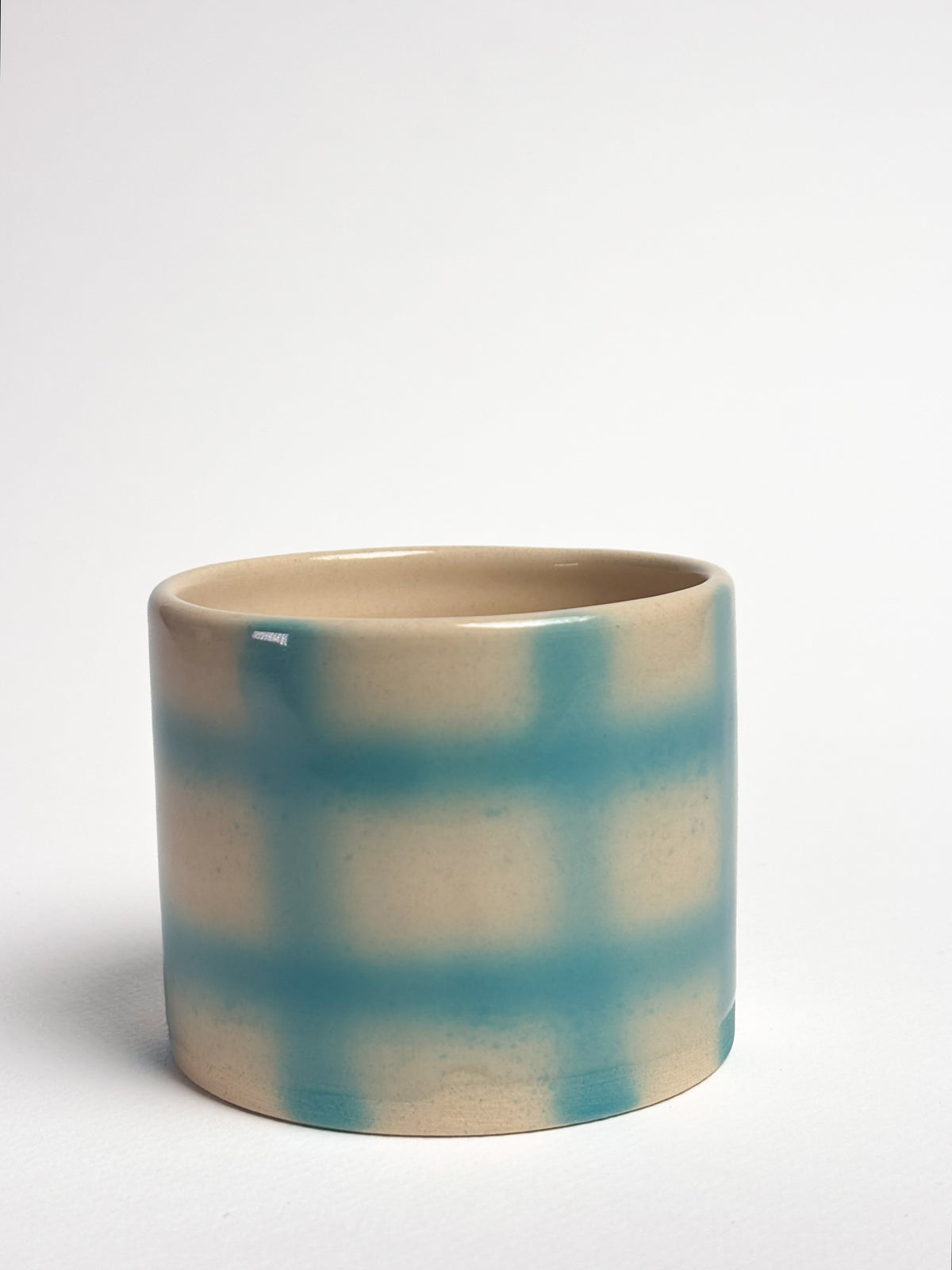 Set tasse + assiette goûter turquoise