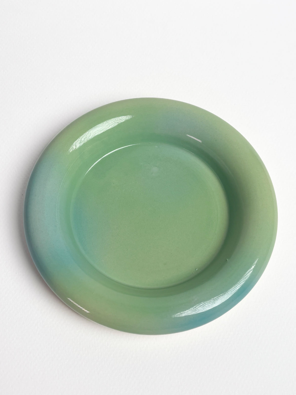 Set de 2 assiettes bubble aura vert bleu (défaut)