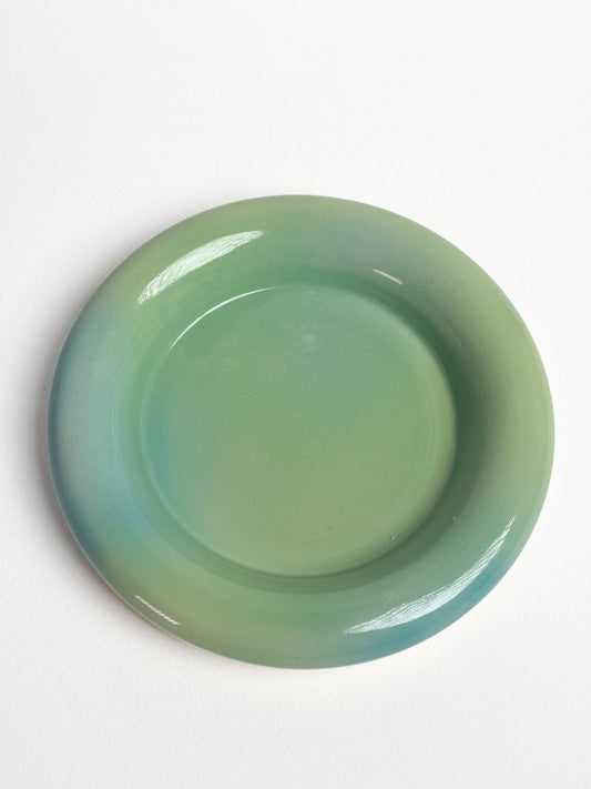 Set de 2 assiettes bubble aura vert bleu (défaut)